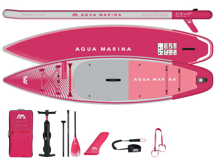 Aqua Marina Coral Touring Inflatable SUP Paddle Board 11'6