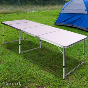 Portable Folding Camping Table 240cm - River To Ocean Adventures