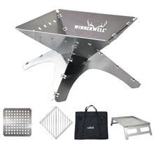 Load image into Gallery viewer, Winnerwell Collapsible Firepit Package - Medium