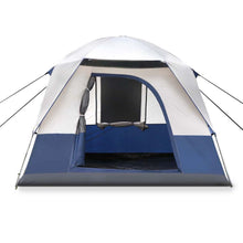 Load image into Gallery viewer, Weisshorn 4 Person Canvas Camping Tent - Navy &amp; Grey - River To Ocean Adventures