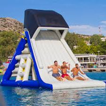 Load image into Gallery viewer, Aquaglide Freefall Supreme Inflatable Commercial Slide & Climber