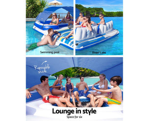 Bestway Tropical Breeze 6 Person Inflatable Floating Island