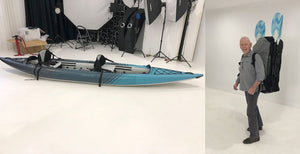 Aquaglide Chelan Tandem 155 DS Tandem 2-3 Person Drop-Stitch Inflatable Kayak