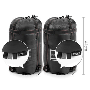Weisshorn Twin Set Thermal Sleeping Bags - Black - River To Ocean Adventures