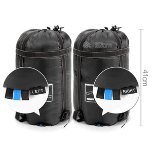Weisshorn Twin Set Thermal Sleeping Bags - Blue & Black - River To Ocean Adventures