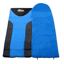 Load image into Gallery viewer, Weisshorn Twin Set Thermal Sleeping Bags - Blue &amp; Black - River To Ocean Adventures