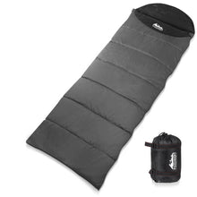 Load image into Gallery viewer, Weisshorn Single Thermal Micro Compact Sleeping Bag - Black &amp; Grey - River To Ocean Adventures