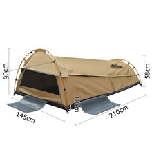 Load image into Gallery viewer, Weisshorn Double Swag Camping Swag Canvas Tent - Beige - River To Ocean Adventures