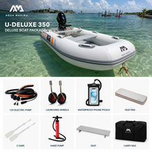 Load image into Gallery viewer, Aqua Marina U-Deluxe Inflatable Boat 3.5m Deluxe Package