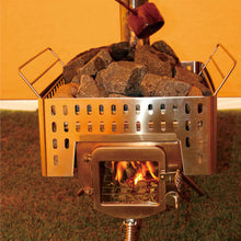 Load image into Gallery viewer, Winnerwell® Woodlander External Air Wood Burning Sauna Stove Package
