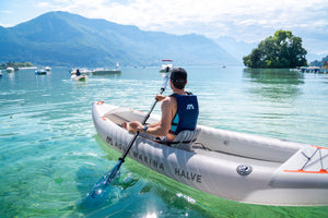 Aqua Marina Halve - Ultra-light Packayak 1/2-person Dropstitch Deck Inflatable Kayak