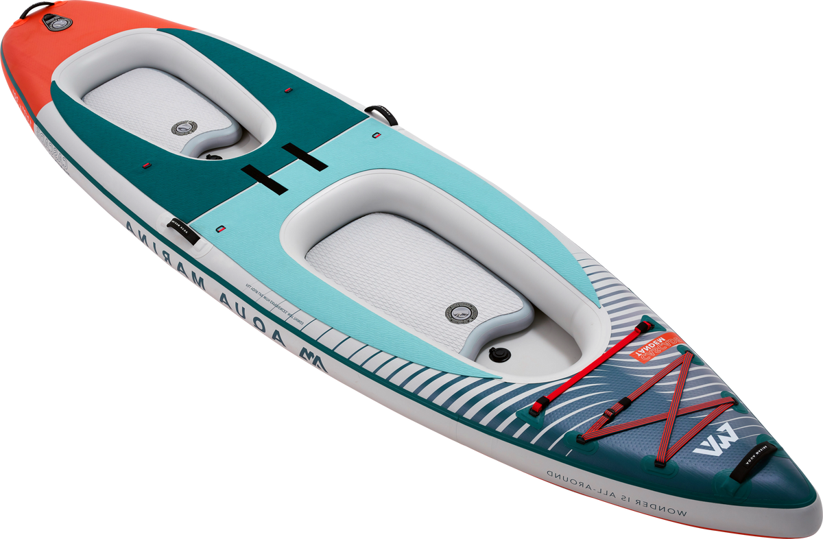 Aqua Marina Cascade Tandem Inflatable SUP-Kayak Hybrid – River To Ocean ...