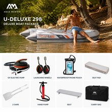Load image into Gallery viewer, Aqua Marina U-Deluxe Inflatable Boat 2.98m Deluxe Package