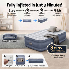 Load image into Gallery viewer, Bestway Single Air Mattress with Built-in Pump Tritech Inflatable Bed 51cm