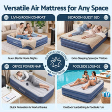 Load image into Gallery viewer, Bestway Single Air Mattress with Built-in Pump Tritech Inflatable Bed 51cm