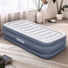 Load image into Gallery viewer, Bestway Single Air Mattress with Built-in Pump Tritech Inflatable Bed 51cm