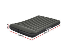 Load image into Gallery viewer, Bestway Air Mattress Queen - Inflatable Flocked Camping Bed 30CM