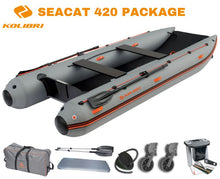 Load image into Gallery viewer, Kolibri Sea Cat 420 Inflatable Catamaran Package