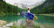 Load image into Gallery viewer, Aqua Marina Vibrant Inflatable Paddleboard SUP -Youth Blue