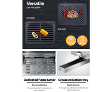 Load image into Gallery viewer, Grillz Portable Gas BBQ LPG Oven Camping Cooker