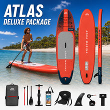 Load image into Gallery viewer, Aqua Marina Atlas Inflatable Paddle Board SUP 12' PACKAGE 2026