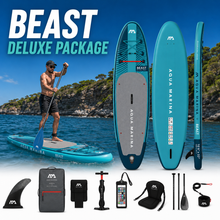 Load image into Gallery viewer, Aqua Marina Beast Inflatable Paddle board SUP 10’6 PACKAGE 2026