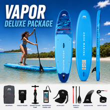 Load image into Gallery viewer, Aqua Marina Vapor Inflatable Paddle Board SUP 10’6 PACKAGE 2026