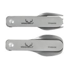 Load image into Gallery viewer, Winnerwell Titanium Folding Fork &amp; Spoon Set