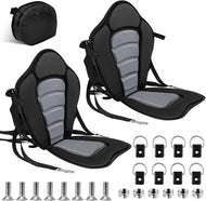 2X High Back Kayak Seats with Storage