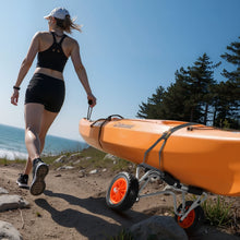 Load image into Gallery viewer, Kayak/Paddle Board Folding Trolley Cart - River To Ocean Adventures
