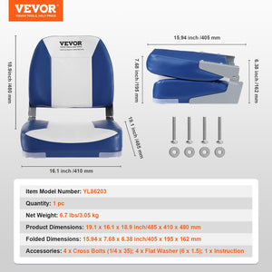 Vevor Folding Boat Seat