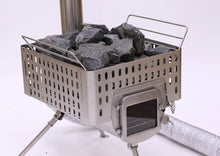 Load image into Gallery viewer, Winnerwell® Woodlander External Air Wood Burning Sauna Stove Package