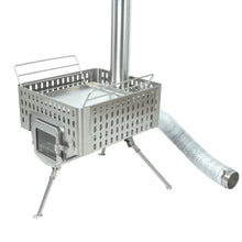 Load image into Gallery viewer, Winnerwell® Woodlander External Air Wood Burning Sauna Stove Package