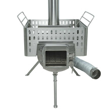Load image into Gallery viewer, Winnerwell® Woodlander External Air Wood Burning Sauna Stove Package