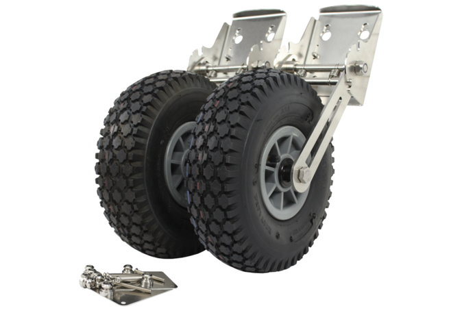 Kolibri Stainless Steel Transom Wheels