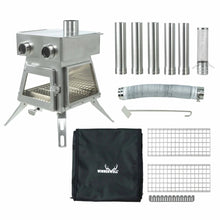 Load image into Gallery viewer, Winnerwell® Marsfire External Air Wood Burning Tent Stove