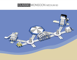 Aquaglide Classic Monsoon Inflatable Aquapark 60