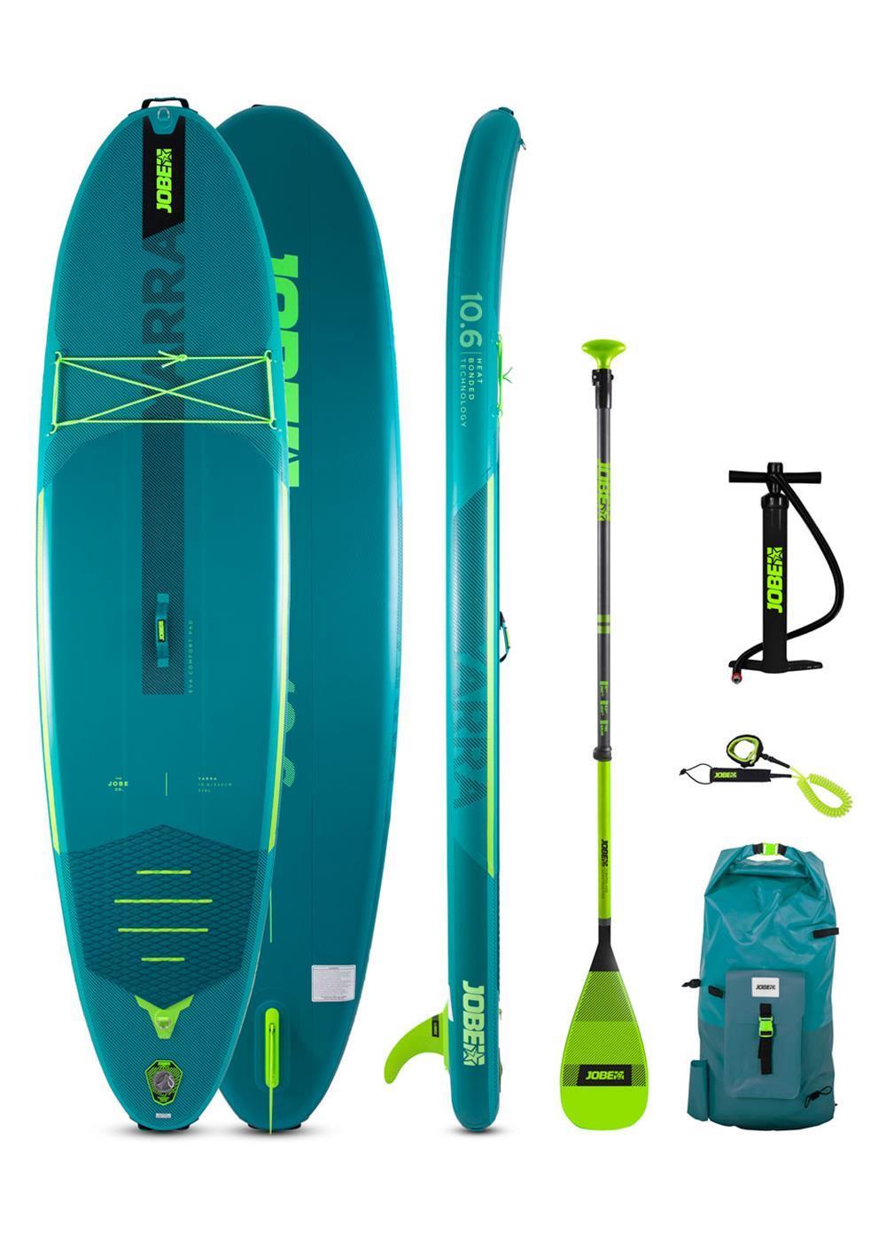 Jobe Yarra 10.6 Inflatable Paddle Board Package Teal