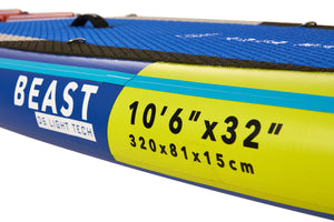 Aqua Marina Beast Inflatable SUP Paddle Board 10'6" PACKAGE
