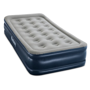 Bestway Single Size Inflatable Air Mattress - Grey & Blue - River To Ocean Adventures