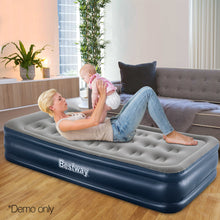 Load image into Gallery viewer, Bestway Single Size Inflatable Air Mattress - Grey &amp; Blue - River To Ocean Adventures