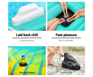 Bestway Float Inflatable Lounge With Sunshade Canopy