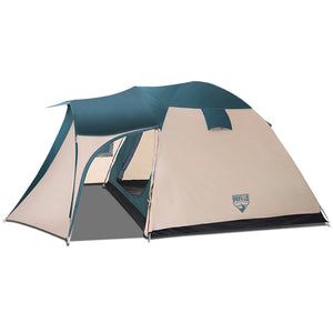 Bestway 8 Person Camping Dome Tent - Green & Cream White - River To Ocean Adventures