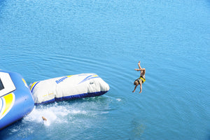 Aquaglide Supertramp Inflatable Water Trampoline Aquapark - 17'