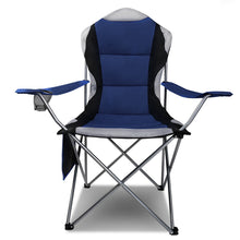 Load image into Gallery viewer, Set of 2 Portable Folding Camping Armchair - Navy - River To Ocean Adventures