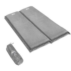 Weisshorn Double Size Self Inflating Mattress - Grey - River To Ocean Adventures