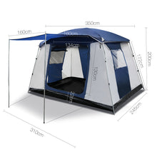 Load image into Gallery viewer, Weisshorn 6 Person Dome Camping Tent - Navy and Grey - River To Ocean Adventures