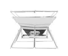 Load image into Gallery viewer, Grillz Portable Stainless Steel Fire Pit BBQ