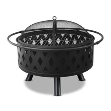 Load image into Gallery viewer, Grillz 32 Inch Portable Outdoor Fire Pit and BBQ - Black - River To Ocean Adventures