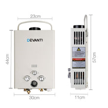 Load image into Gallery viewer, Devanti Portable Gas Hot Water Heater and Shower - River To Ocean Adventures